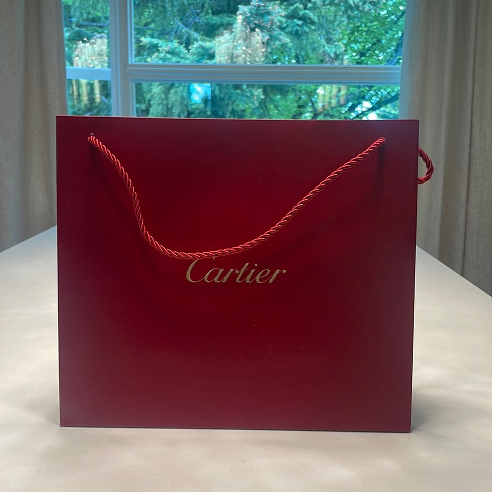 Cartier shopping bag